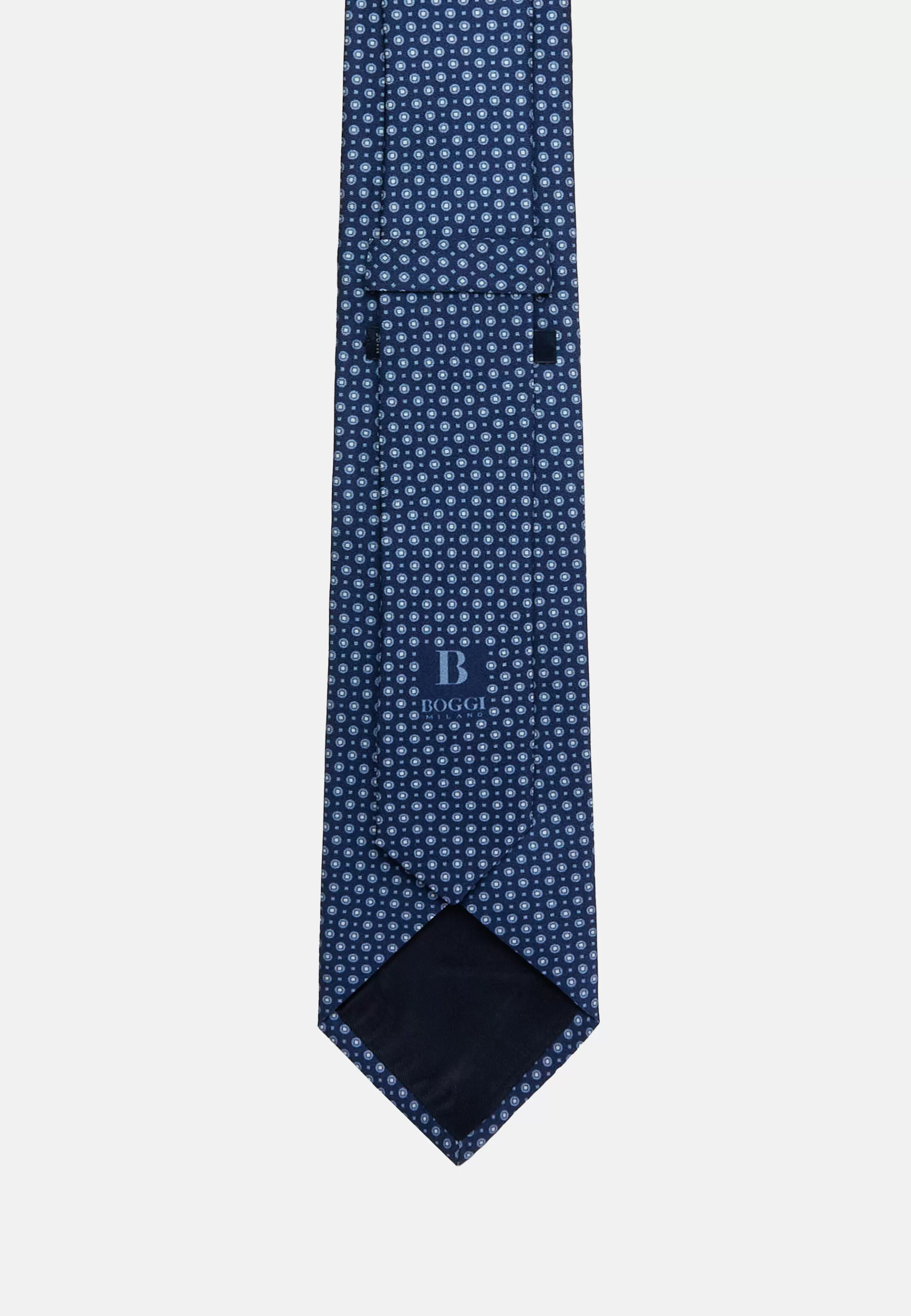 Boggi Milano Cravates*Cravate Motif Géométrique En Soie