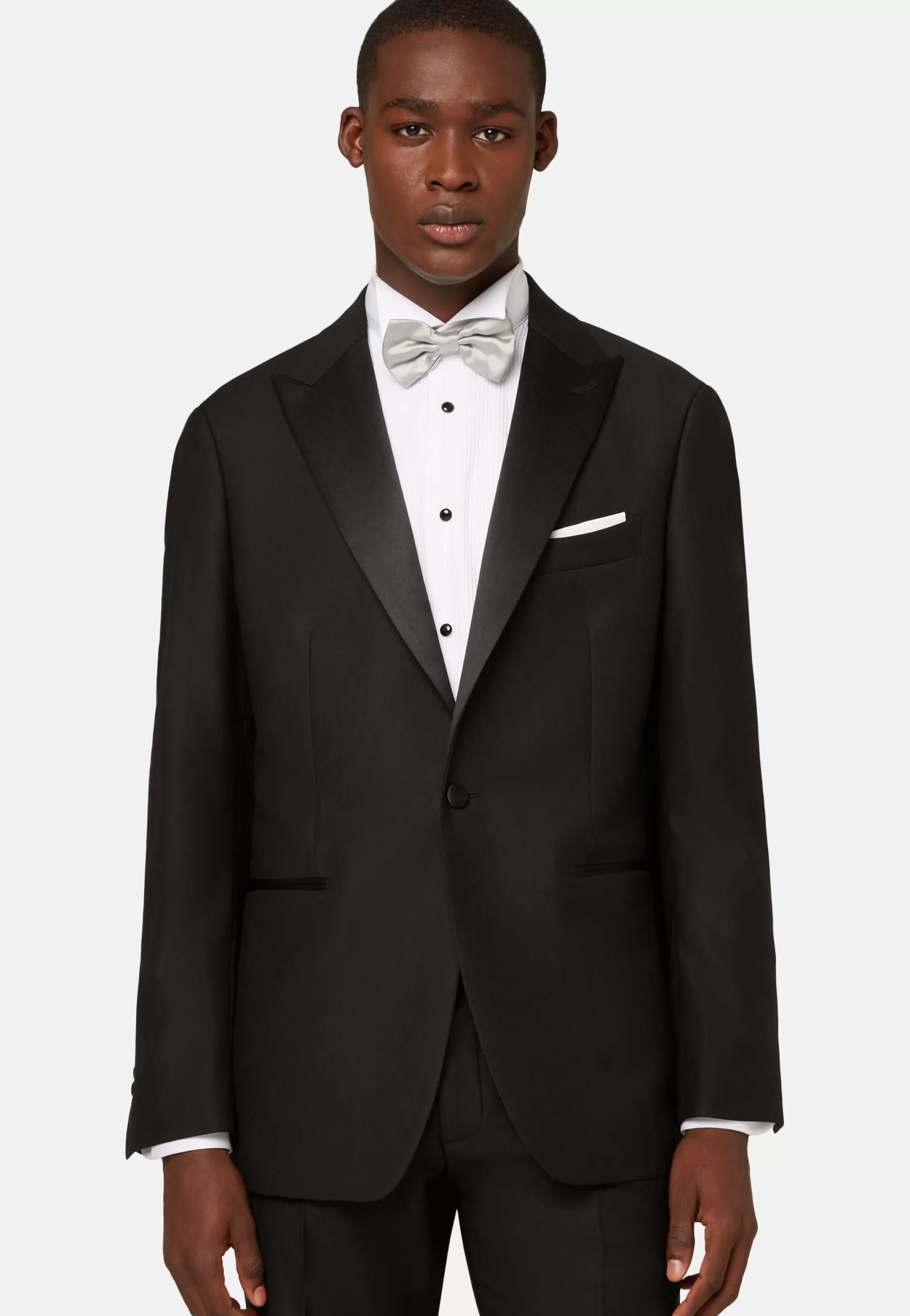 Boggi Milano Vestes*Veste De Smoking En Laine Avec Revers En Pointe Noir