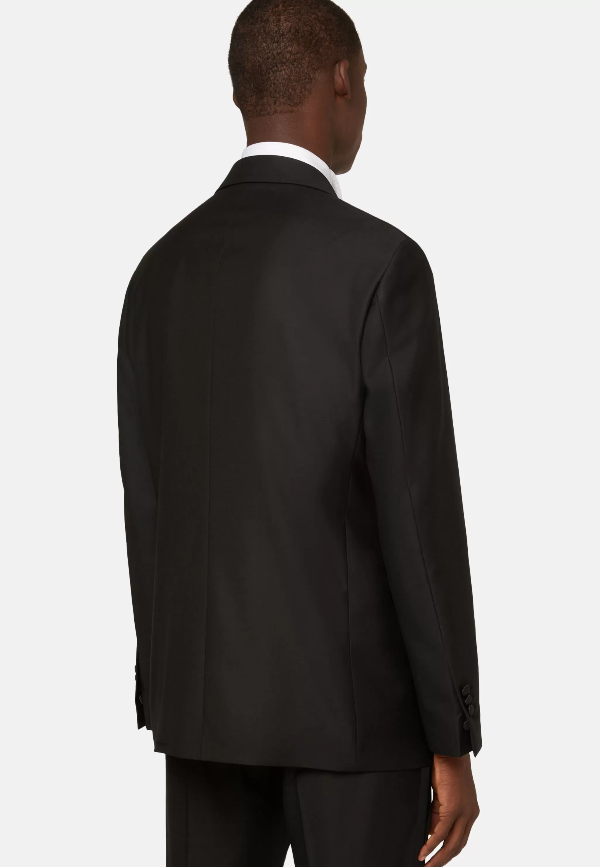 Boggi Milano Vestes*Veste De Smoking En Laine Avec Revers En Pointe Noir
