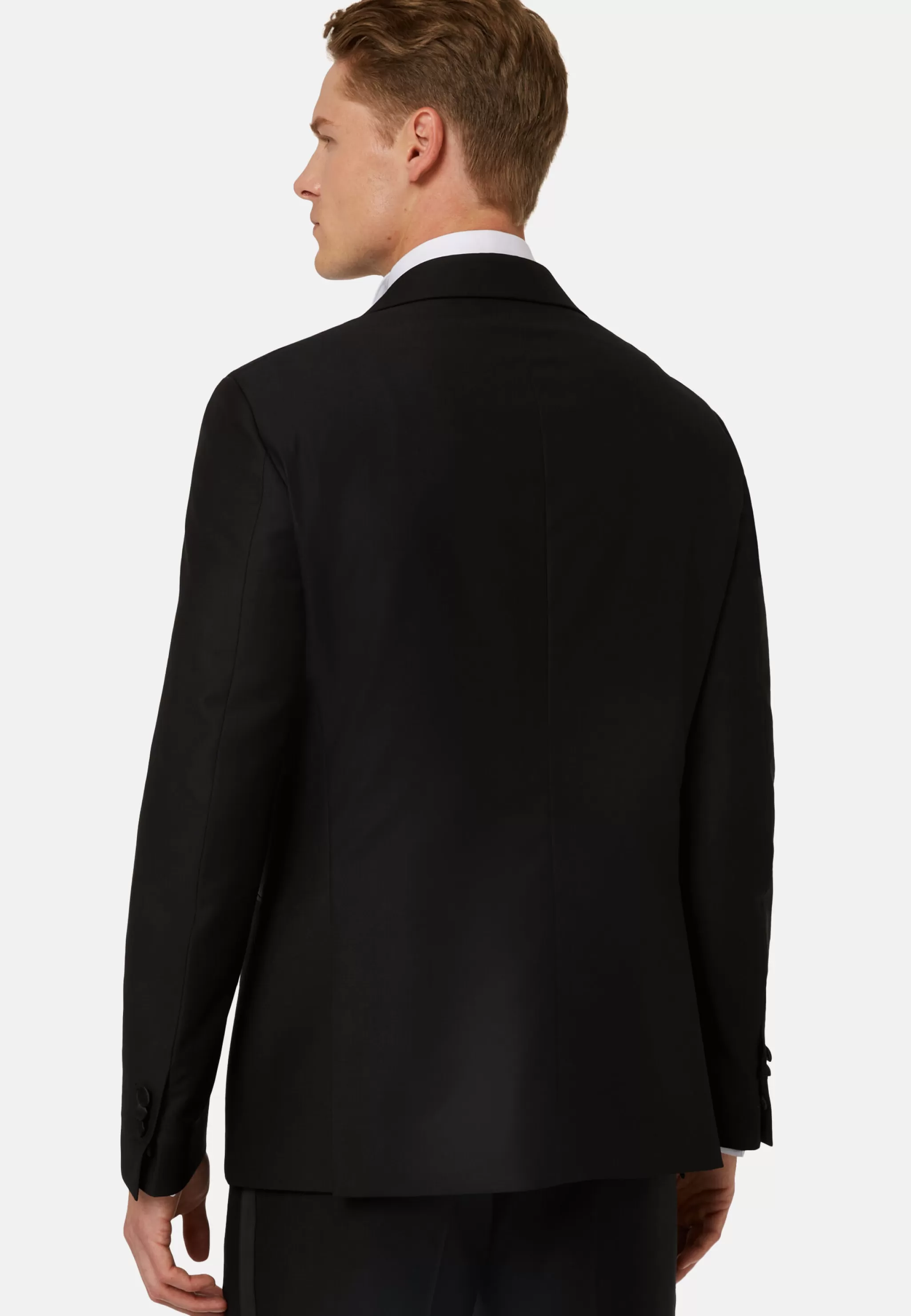 Boggi Milano Vestes*Veste De Smoking e En Laine Avec Revers En Pointe Noir