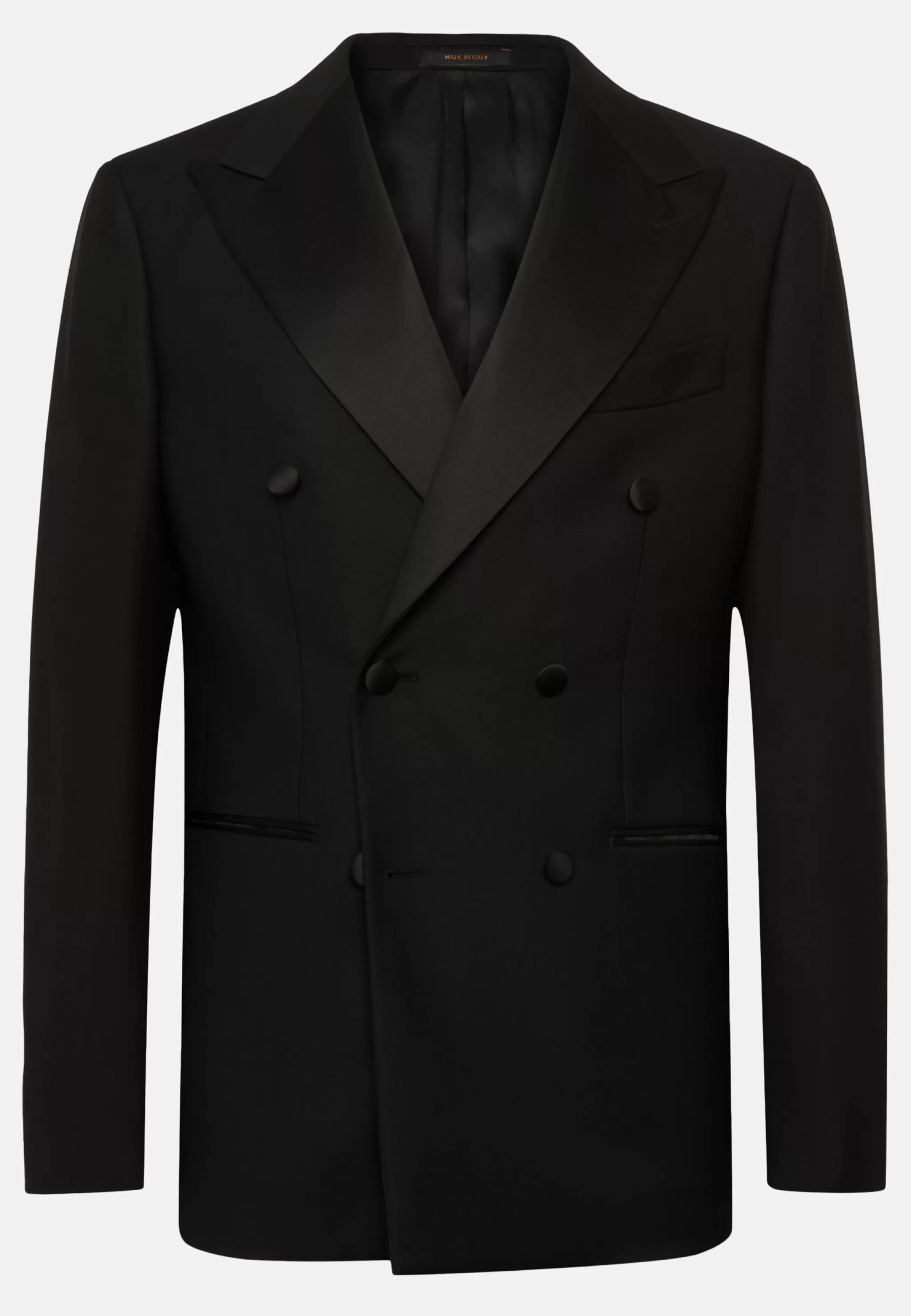 Boggi Milano Vestes*Veste De Smoking e En Laine Avec Revers En Pointe Noir